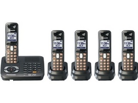 Bộ điện thoại bàn không dây Panasonic KX-TG6445T DECT 6. 0 Cordless Phone