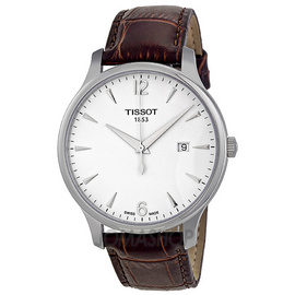 Đồng hồ Tissot T Classic Tradition Silver Dial Brown Leather Mens. E24h. vn