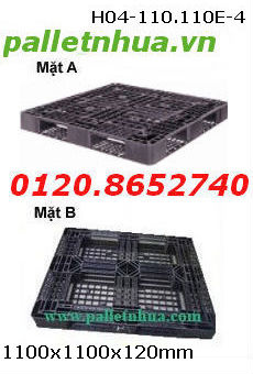 Pallet nhựa mới HO4 110.110E-4