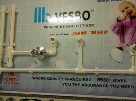 ống nước cao cấp PPR - VESBO/ chiếu khấu hấp dẫn