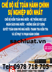 Chế độ kế toán đơn vị hành chính sự nghiệp năm 2013