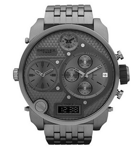 Đồng hồ Diesel Watch Chronograph Black Leather Strap 51mm DZ7257 có tại e24h