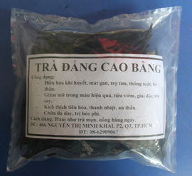 Trà Đắng Cao Bằng-giúp giảm cân, hạ mỡ máu, chống lão hóa, giá rẻ