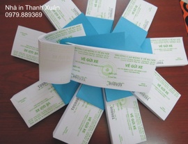 In Thanh Xuân Cung cấp dịch vụ thiết kế, in ấn vé xe hoàn hảo