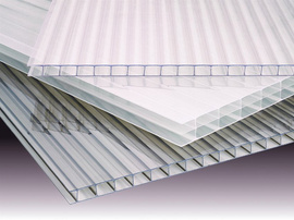 Polycarbonate sheet tấm lợp lấy sáng đặc và rỗng ruột