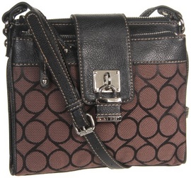 Túi đeo chéo Nine West 9 Jacquard SM Cross Body Black Brown có tại e24h