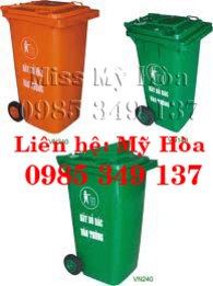 thùng rác 120L, 240L, thùng rác nhựa, thùng rác công nghiệp 0985 349 137