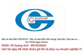 Chuyên bán DÂY và CÁP ĐIỆN GOLDCUP - chiết khấu hợp lý