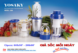 Mua 1 Máy xay đa năng Yosaky 2269 của Nhật Tặng 2 phần Quà Cực Sốc - Salehot. net