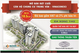 Bán chung cư CT2 Trung Văn Vinaconex 3 – Lê Văn Lương- Từ Liêm- Hà nội