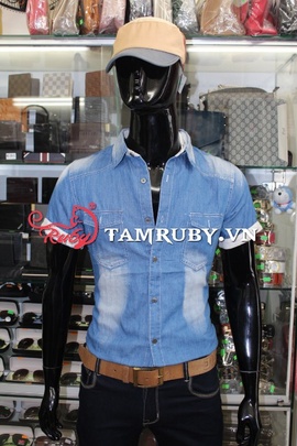 Sơ mi Denim Cực Hot Tại TamRubyShop