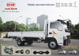 Bán xe tải Veam Lion 3t5, Linh kiện Hàn Quốc, Xe tai Veam 3t5