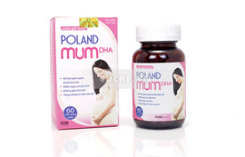 Viên bổ thai POLAND MUM DHA - Quà tặng tốt nhất cho người phụ nữ mang thai