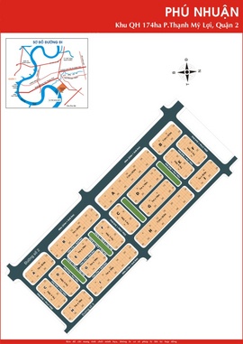 Đất Quận 2, Q2. Dự án Phú Nhuận Thạnh Mỹ Lợi