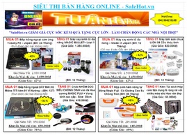 Salehot. vn - Giảm giá cực sốc kèm quà tặng cực lớn