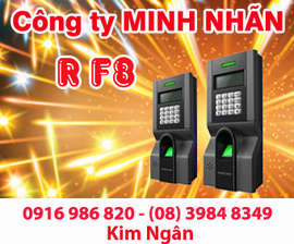 Máy chấm công RJ F8 giá thấp nhất tại Đồng Tháp. Lh ngay 0916986820 Ms. Ngân