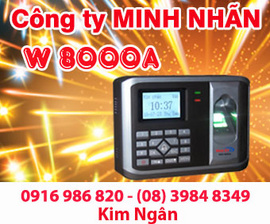 Máy chấm công WSE 8000A giao hàng và lắp đặt tại Phú Yên, giá rẻ. Lh:0916986820