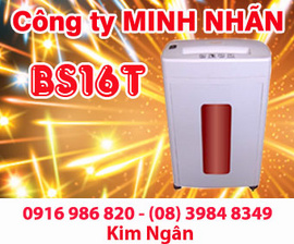 Máy hủy giấy B-S16T giá hot, giao hàng và bảo hành tại Lạng Sơn. Lh:0916986820