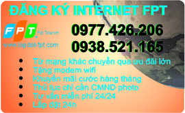 Lắp đặt mạng Internet FPT Thành Phố Hồ Chí Minh