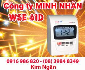 Máy chấm công WSE 61D lắp đặt tại Điện Biên, giá rẻ. Lh:0916986820 Ms. Ngân