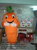 nhận may, bán và cho thuê mascot trái cà rốt giá rẻ