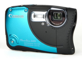Máy ảnh chống thấm Canon PowerShot D20 12. 1 MP CMOS Waterproof Digital Camera