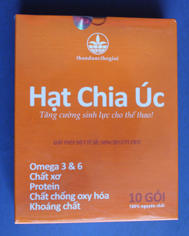 Hạt Chia -ÚC, bổ sung dưỡng chất cho là vận động viên, người lao động nặng