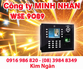 Máy vân tay+Thẻ cảm ứng-WSE 9089 lắp đặt tại Bình Thuận, giá rẻ. Lh:0916986820