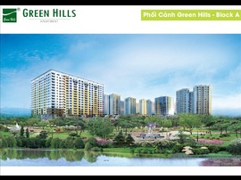 Căn hộ Green Hills, căn hộ Xanh, giá chỉ 700 triệu