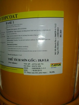 Jota QD Topcoat sơn khô nhanh gốc urethane alkyd sử dụng trong nhà lẫn ngoài trờ