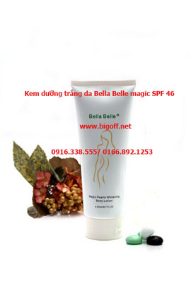 KEM DƯỠNG TRẮNG DA toàn thân Bella Belle Magic Pearl Whitening Body Lotion