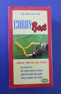 Đông Trùng Hạ Thảo-CORDY-BEST, giúp bổ thận tráng dương, giá tốt