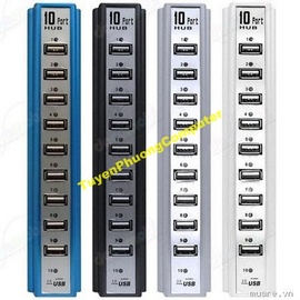 Hub usb 10 cổng có nguồn có thể dùg nhiều thiết bị