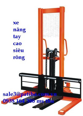 xe nâng tay siêu thấp , xe nâng tay siêu rộng , xe nâng tay siêu dài