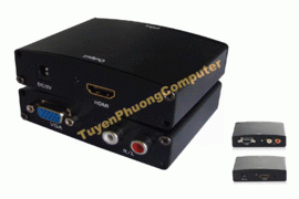 Hộp chuyển vga to hdmi