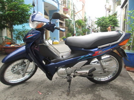 Xe Honda Future 1(hình thạt) ,màu xanh