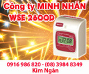 Bình Phước: Máy chấm công WSE-2600A/ 2600D giá rẻ, lắp đặt tại Bình Phước. Lh:0916986820 Ngân CL1221135