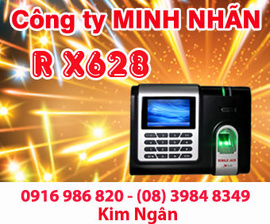 Máy chấm công RJ X628 giá siêu rẻ, lắp đặt tại Ninh Thuận. Lh:0916986820 Ms. Ngân