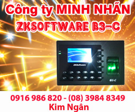 Máy chấm công ZK B3 giá tốt, giao hàng và lắp đặt tại Tiền Giang. Lh:0916986820