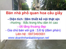 Tp. Hà Nội: Bán nhà quan hoa cầu giấy đẹp 38m giá 3,6 tỷ mới CL1272786