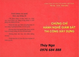 Chứng chỉ hành nghề tư vấn giám sát