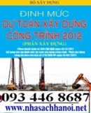 Tp. Hà Nội: Định mức dự toán xây dựng công trình mới nhất 2013, đặt mua:0906 090 929 CL1258345P8