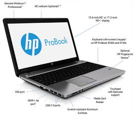 HP Probook 4540s i5-3230/ 4g/ 750g/ vga 2g/ 15. 6" giá siêu hot