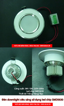 Tp. Hồ Chí Minh: đèn led downlight âm trần kính mờ siêu sáng 3W, 5W, 7W, 9W giá rẻ nhất 2013 CL1243186