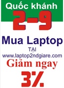 Tp. Hồ Chí Minh: khuyến mãi 2-9 giảm 3% khi mua laptop tại www. laptop2ndgiare. com CL1245149