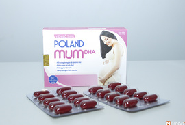 Viên Bổ Thai Poland Mum DHA - Bổ sung các vitamin và khoáng chất