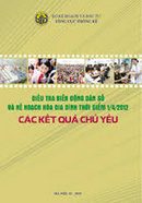 Tp. Hà Nội: bán sách Điều tra biến động dân số và kế hoạch hóa gia đình 1/ 4/2012 CL1258657P1