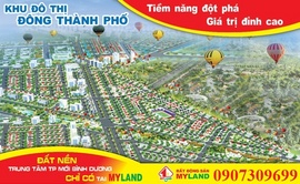 Bán đất nền Trung Tâm thành phố mới Bình Dương