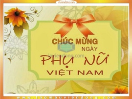 In thiếp 20-10 nhanh – ĐT 0904242374