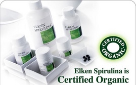 Elken Spirulina Chewable: 60 chất bổ, công nghệ colagen